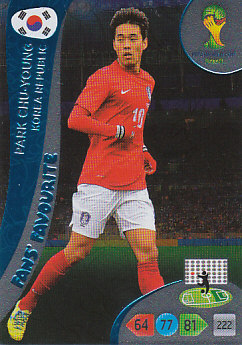 Park Chou-Young South Korea Panini 2014 World Cup Fans' Favourite #344